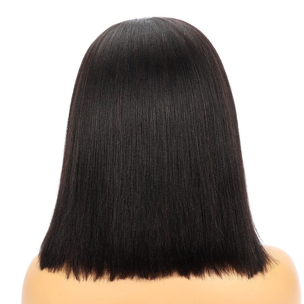 Cranberry Throw On & Go | Headband Short Bob Straight 200 Density Affordable Wig