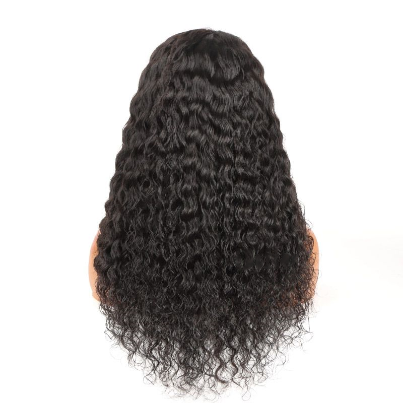 Cranberry 10A 13x4 Lace Front Wig 150% Density Water Wave 100% Human Hair