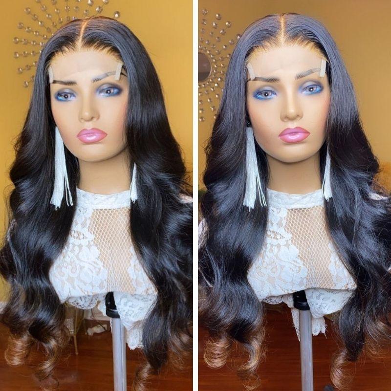 Cranberry 10A 4x4 Lace Closure Wigs Body Wave Human Hair Wigs Youth Series