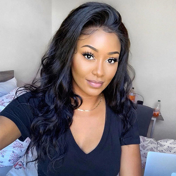 Cranberry Pre-plucked 180% Density 13x4 Frontal Lace Long Wig 100% Human Hair