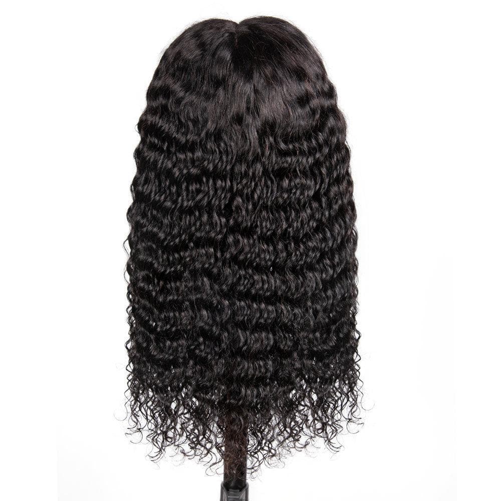 Cranberry 13x4 T Part Lace Front Wigs Malaysian Deep Wave Human Hair Wigs 180% Density Pre-plucked - Cranberry Hair