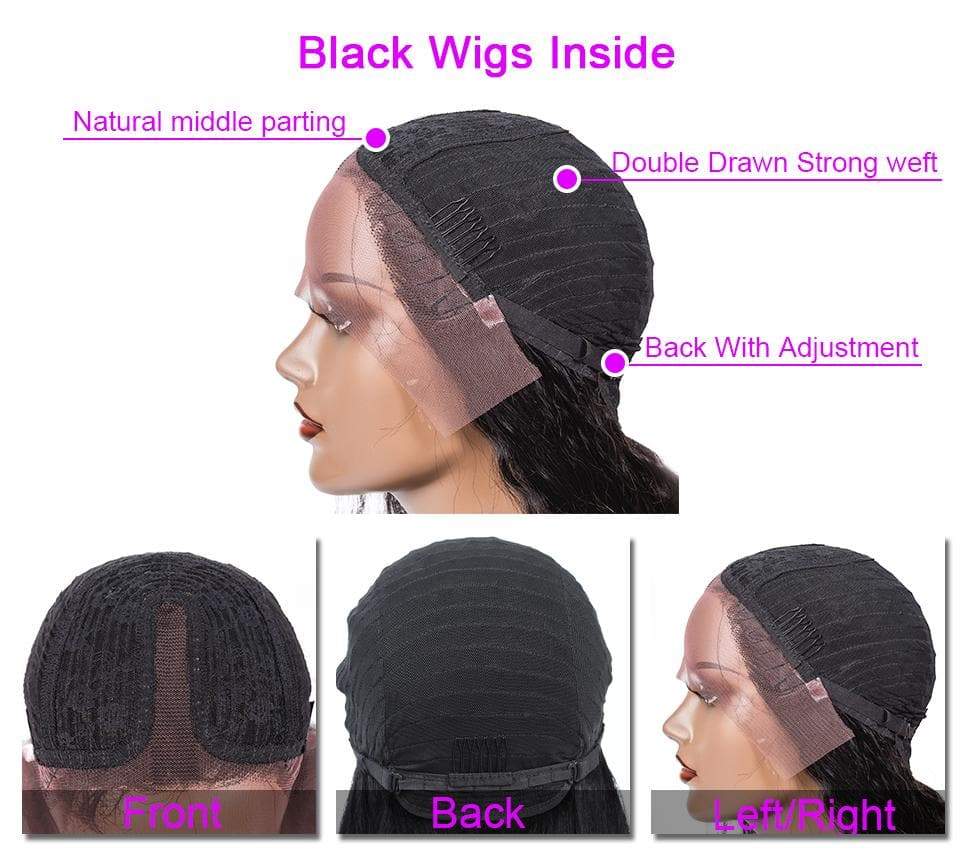 Cranberry Wet And Wavy Wigs Deep Wave Pre Plucked Lace Front Wigs - Cranberry Hair