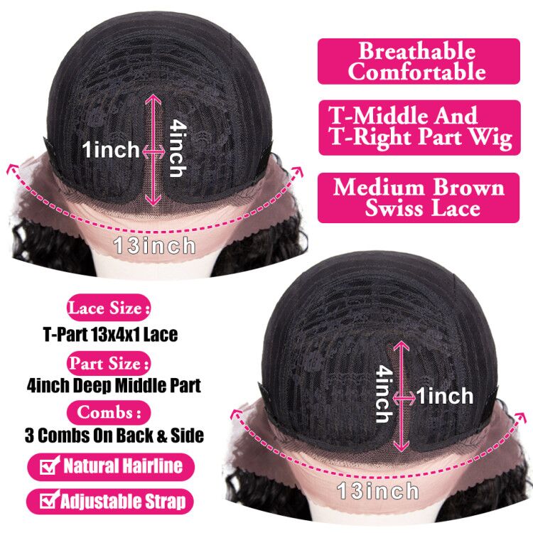 Cranberry Body Wave Lace Closure Bob Wigs Short Malaysian Human Hair Wigs For Black Women - Cranberry Hair