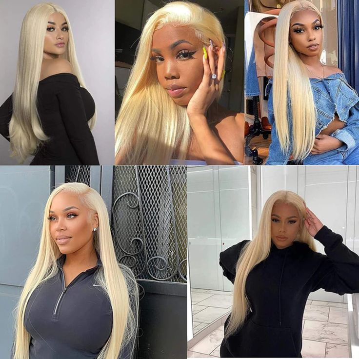 Cranberry Blonde 613 5x5 Straight Lace Wig Virgin Human Hair Lace closure Wig For Black Women