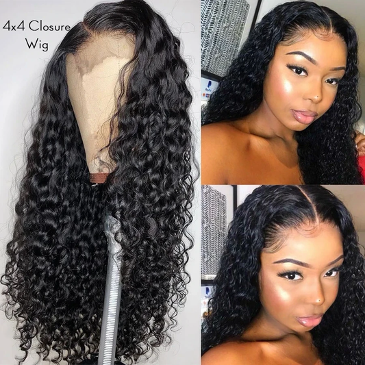 Best Sell &Closure Deep Wave WIG @cranberryhair