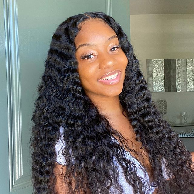Best-selling No1 Deep Wave Closure Wig