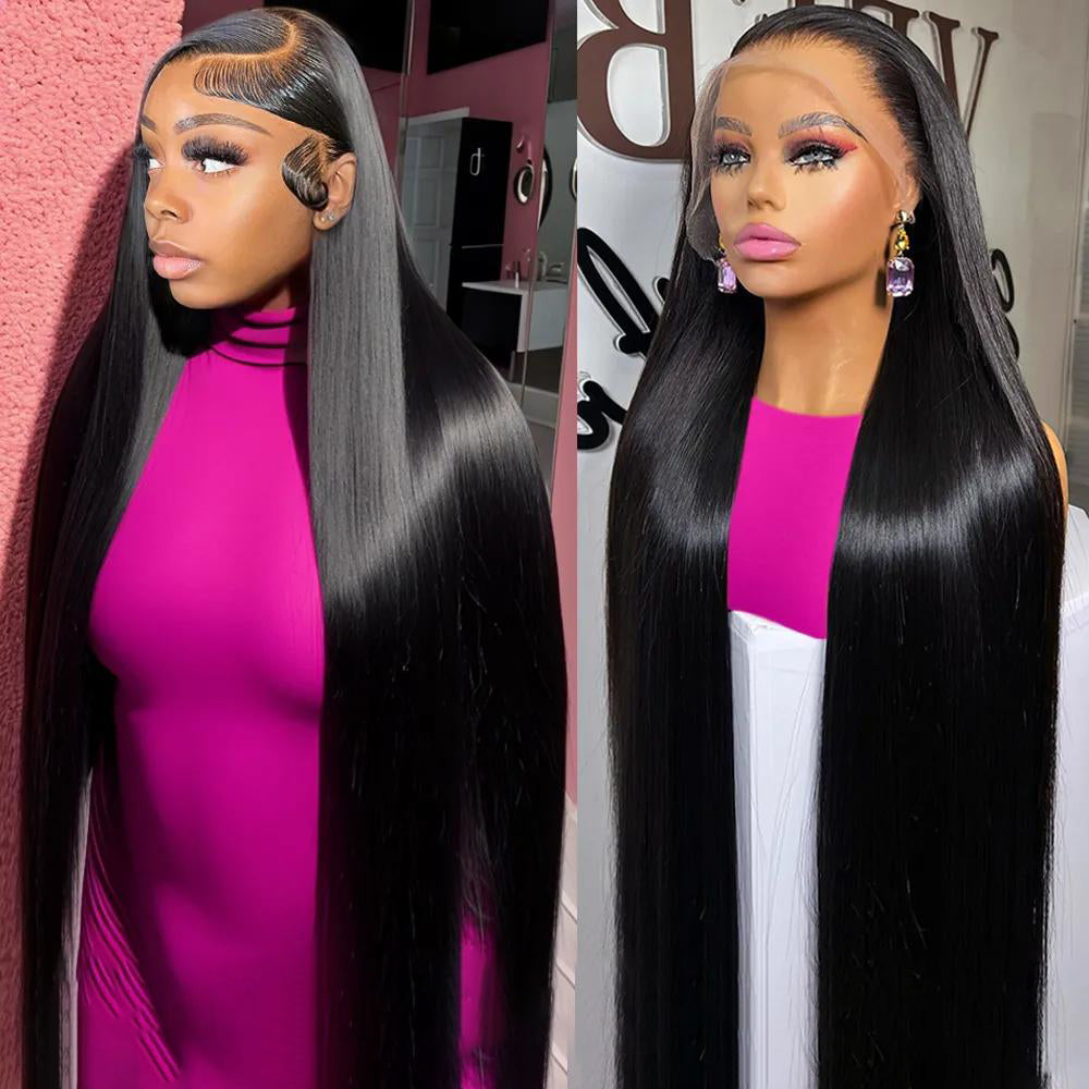 12A Cranberry Malaysian 13x4/13X6 HD Lace Frontal Wig Remy Straight Lace Front Human Hair Wigs