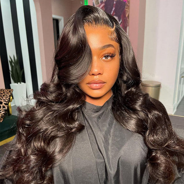 Cranberry Glueless Breathable Wigs 5x5 Lace  Wig Body Wave Human Hair Air Wigs