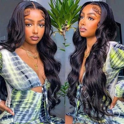 <transcy>Cranberry 13x4 Lace Frontal Wigs Indian Body Wave Long Lace Front perruques de cheveux humains</transcy>