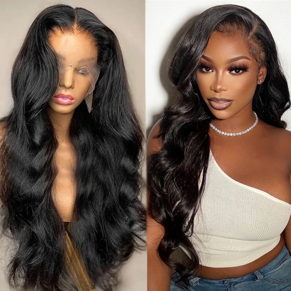 <transcy>Cranberry 13x4 Lace Frontal Wigs Indian Body Wave Long Lace Front perruques de cheveux humains</transcy>