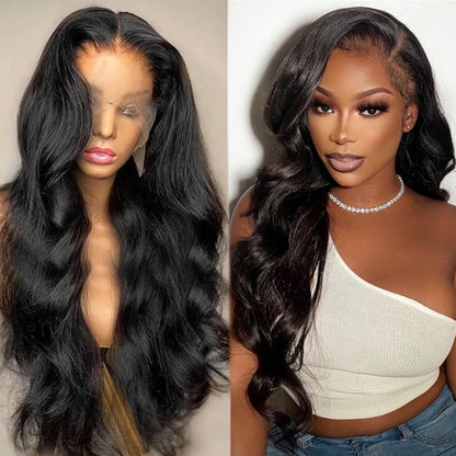 <transcy>Cranberry 13x4 Lace Frontal Wigs Indian Body Wave Long Lace Front perruques de cheveux humains</transcy>