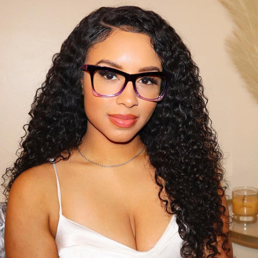 CRANBERRY 12A DEEP WAVE WIG | 18-36 INCHES 4x4 GlUELESS LACE WIG