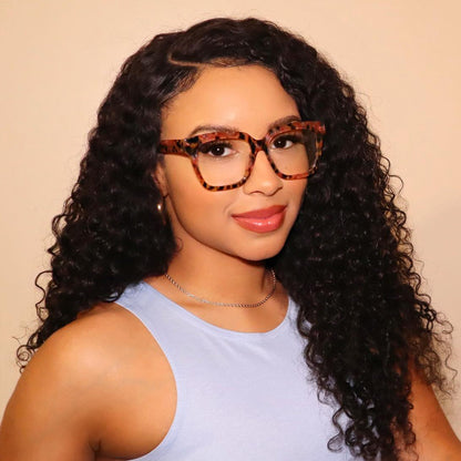 CRANBERRY 12A DEEP WAVE WIG | 18-36 INCHES 4x4 GlUELESS LACE WIG