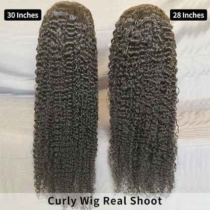 12A Cranberry Curly Wave 13X4 Real HD Swiss Lace Frontal 180% Density Wig
