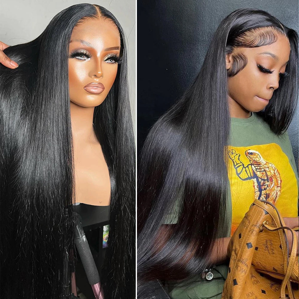 12A Cranberry Undetectable Invisible 13X4 Lace Frontal Straight Glueless Wig | Real HD Swiss Lace