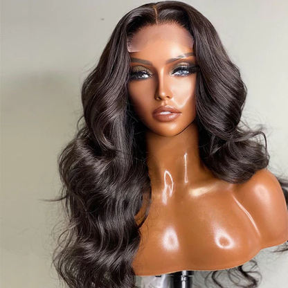 Cranberry 12A Body Wave Real HD Swiss 4X4 Lace Closure 14-36 Inches Long Hair Wigs
