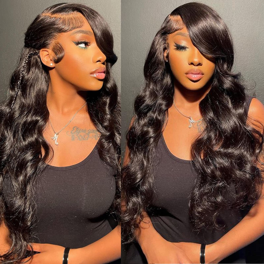 Cranberry 13X4 Body/Curly Wave Swiss HD Lace Frontal Wig