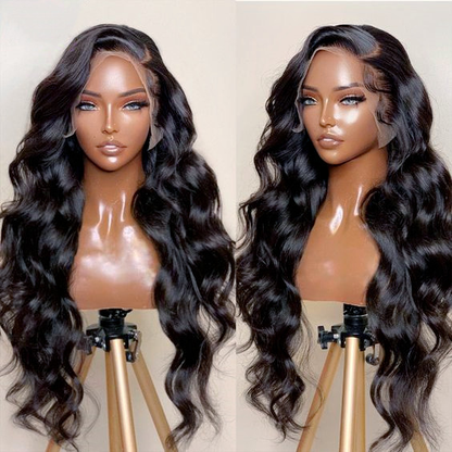 Cranberry 13X4 Body/Curly Wave Swiss HD Lace Frontal Wig