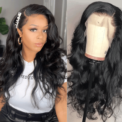 Cranberry Pre-plucked 180% Density 13x4 Frontal Lace Long Wig 100% Human Hair