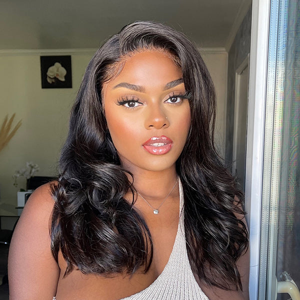 Cranberry Pre-plucked 180% Density 13x4 Frontal Lace Long Wig 100% Human Hair