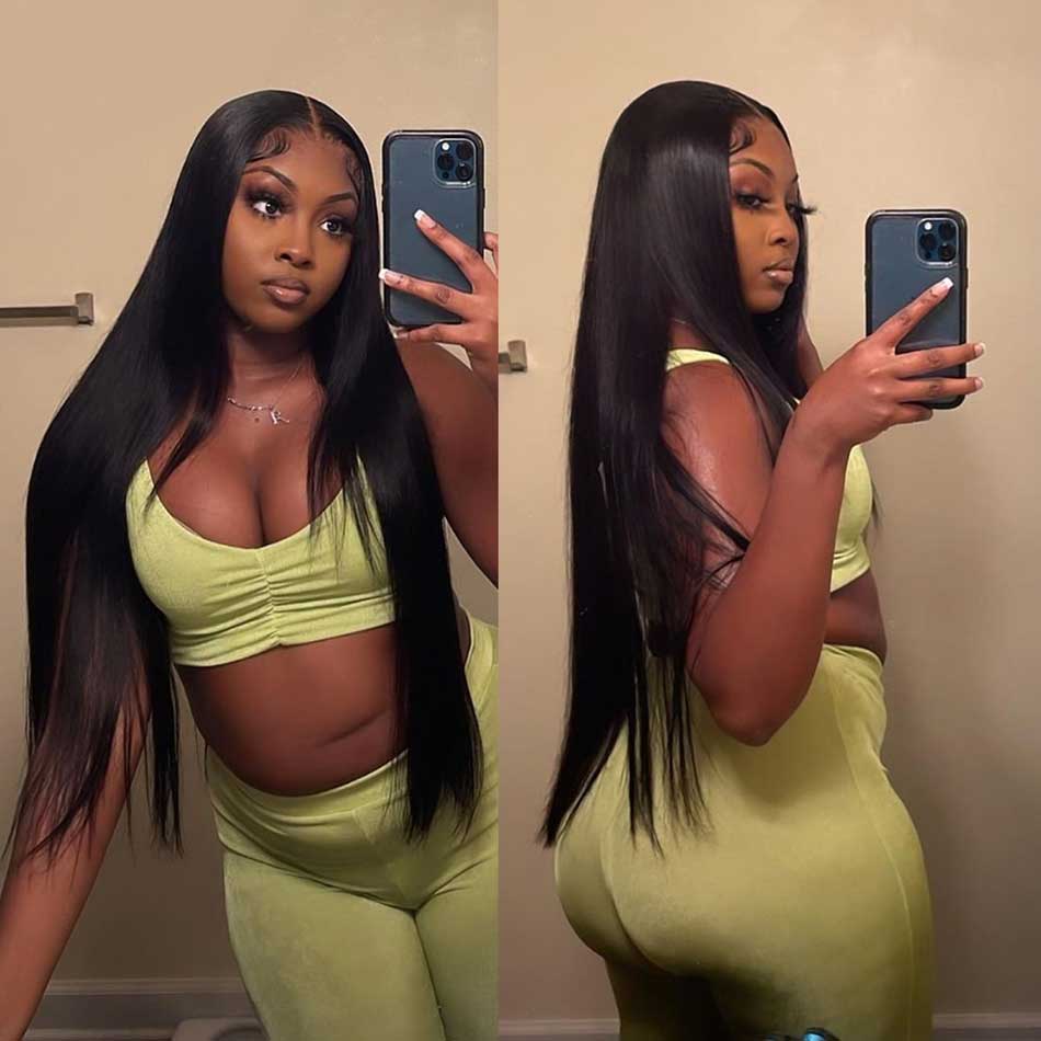 Cranberry 12A Silky Straight 5x5 Glueless Lace 18-36 Inches Long Wig | Real HD Lace