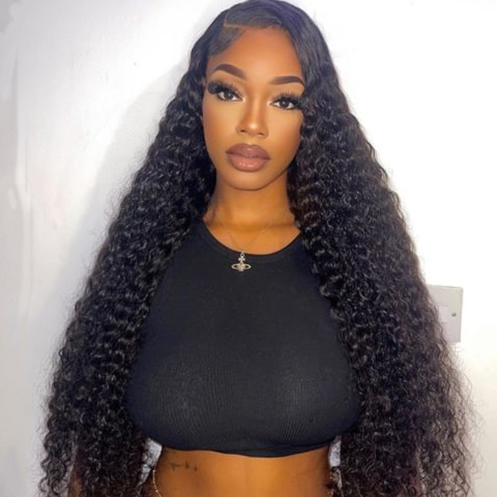 12A Cranberry Real HD Swiss Lace Skin Melt 13x4 Deep Wave Lace Front Wigs
