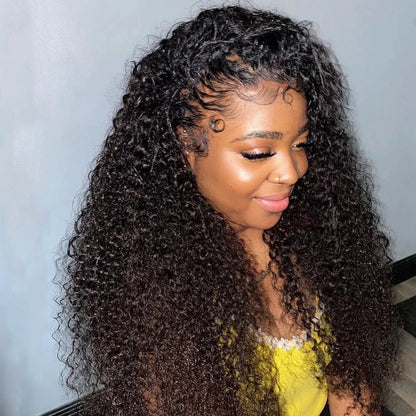 12A Cranberry Curly Wave 13X4 Real HD Swiss Lace Frontal 180% Density Wig