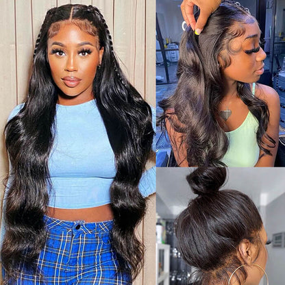 12A Cranberry Breathable 13x4/5X5/4X4 Lace Frontal Wigs Pre Plucked Body Wave HD Lace Human Hair Wigs