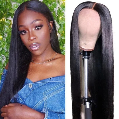Cranberry 13x4 T Part Lace Front Wigs Brazilian Silky Straight Human Hair Wigs 180% Density Pre-plucked - Cranberry Hair