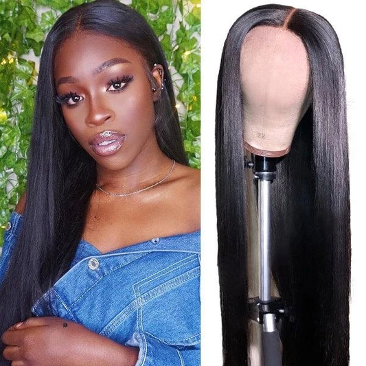 Cranberry 13x4 T Part Lace Front Wigs Brazilian Silky Straight Human Hair Wigs 180% Density Pre-plucked - Cranberry Hair