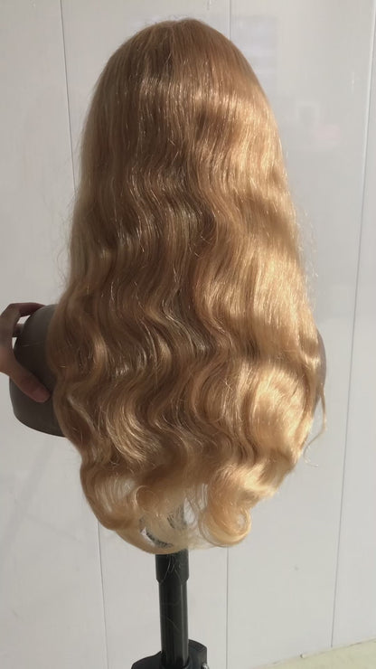 Cranberry GINGER BLONDE BODY WAVE 20 INCHES | 13X1 T-PART LACE WIG
