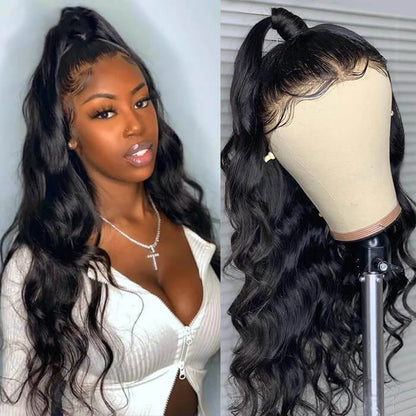 12A Cranberry Breathable 13x4/5X5/4X4 Lace Frontal Wigs Pre Plucked Body Wave HD Lace Human Hair Wigs