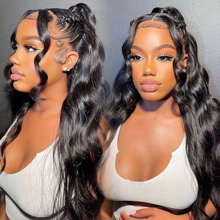 12A Cranberry Breathable 13x4/5X5/4X4 Lace Frontal Wigs Pre Plucked Body Wave HD Lace Human Hair Wigs