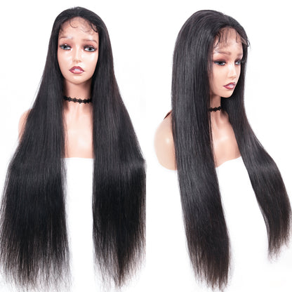 Cranberry 10A Indian Human Hair Wigs 4x4 Lace Closure Wig Straight Remy Lace Human Hair Wigs