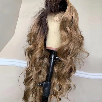 Cranberry 13x4 Lace Front Wig For Women Body Wave HD Transparent Full Lace Front Wigs Brown Colored Human Hair Wigs