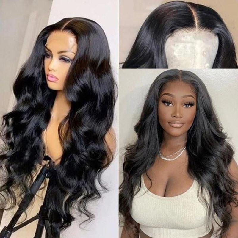 Cranberry 10A 4x4 Lace Closure Wigs Body Wave Human Hair Wigs Youth Series