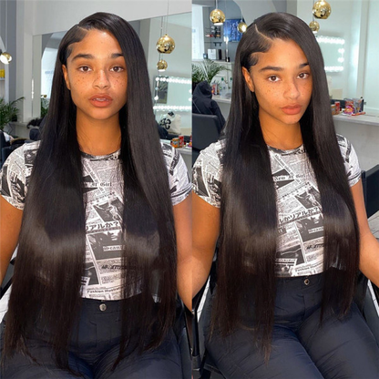Cranberry 12A 5X5 Silky Straight Pre Plucked Virgin Hair 18-36 inches HD Lace Closure Long Wigs