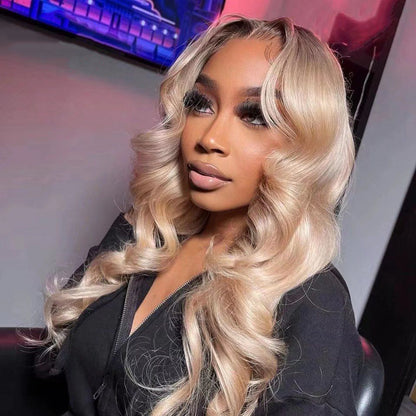 Cranberry Grey Silver Blonde Colored 13x4 Lace Frontal Human Hair Wigs Brazilian Body Wave Human Hair Wigs