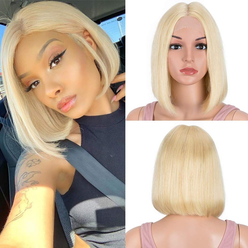 <transcy>Cranberry Deep Wave Lace Front Bob perruques courtes perruques de cheveux humains péruviens pour les femmes noires</transcy>
