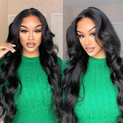 12A Cranberry Skin Melt HD Lace Wigs Body Wave 13*4 Lace Front Wigs Human Hair Real Transparent Lace