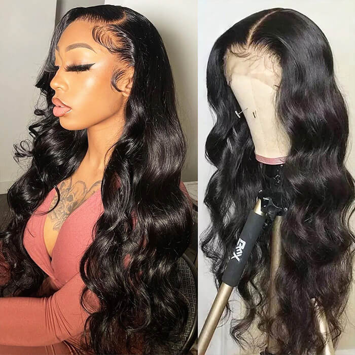 12A Skin Melt HD Lace Wigs Body Wave 13*4 Lace Front Wigs Human Hair Real Transparent Lace