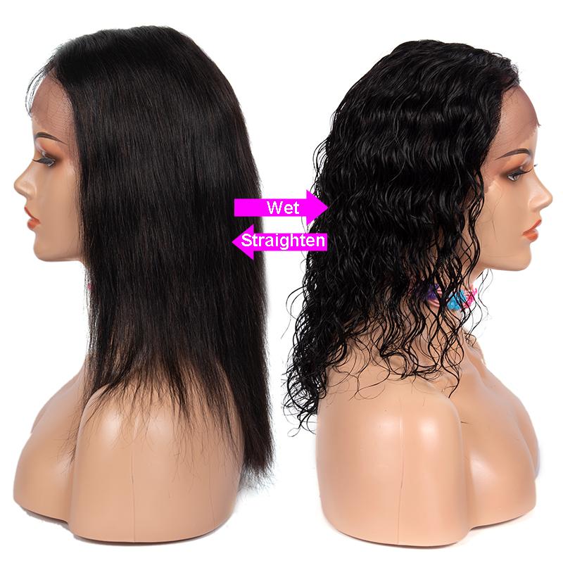 Cranberry  Wet And Wavy Wigs Deep Wave Pre Plucked Lace Front Wigs - Cranberry Hair