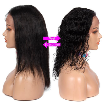 Cranberry  Wet And Wavy Wigs Deep Wave Pre Plucked Lace Front Wigs - Cranberry Hair