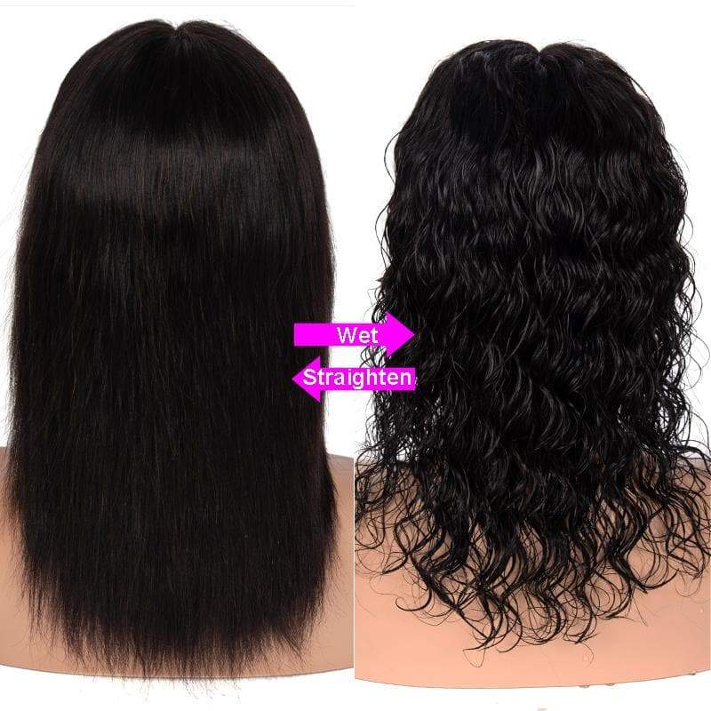Cranberry  Wet And Wavy Wigs Deep Wave Pre Plucked Lace Front Wigs - Cranberry Hair