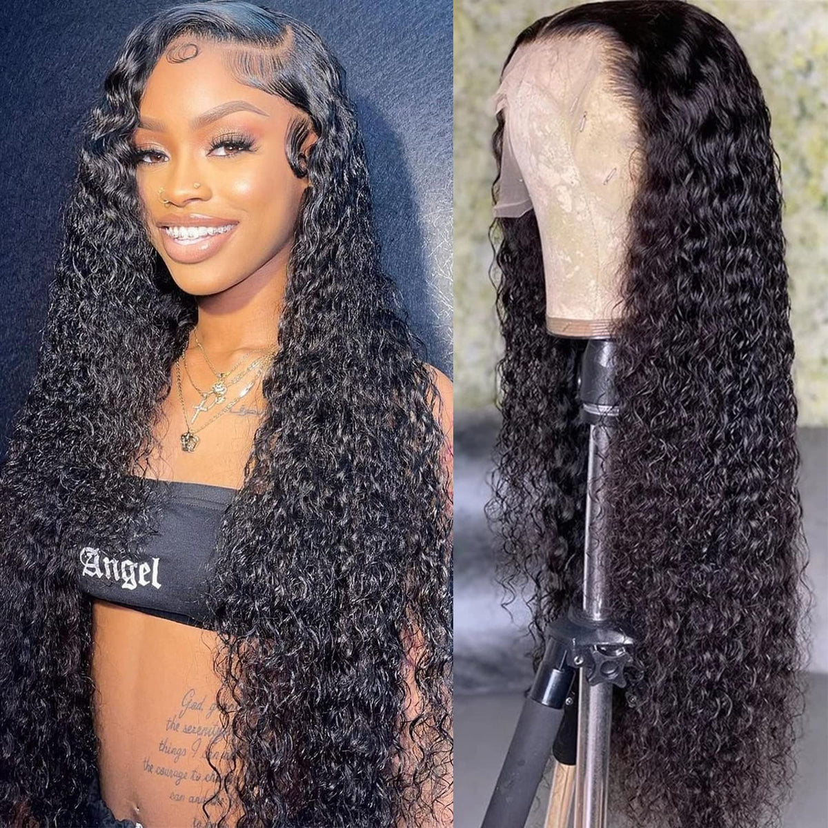 10A Cranberry Water Wave 13X4/4X4 Lace Frontal Wigs 100% High Quality Virgin Human Hair Wigs 180% Density