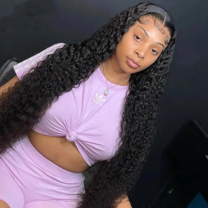 Cranberry 12A 5x5 Deep Wave Real Swiss Lace Closure Wig
