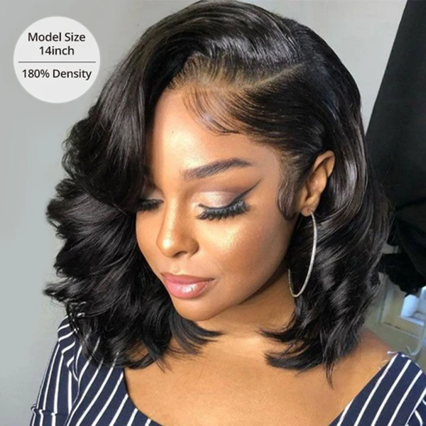 Cranberry Short Bob Wigs Body Wave Lace Front Wigs Flash Sale