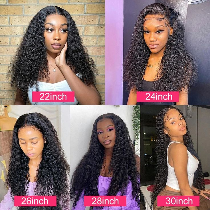 Cranberry Brazilian 12A HD Lace Wig 4X4 Deep WaveVirgin Hair 14-36 inches Long Transparent Wig