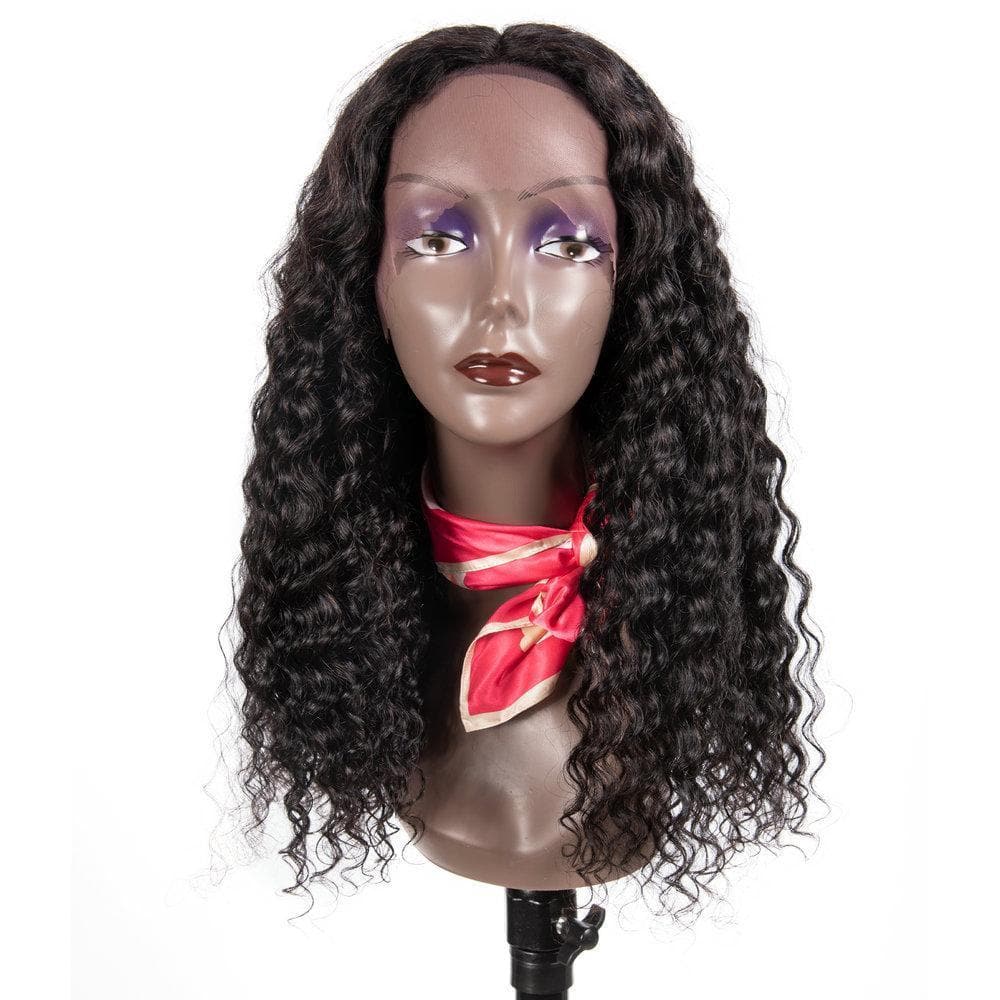 Cranberry 13x4 T Part Lace Front Wigs Brazilian Deep Wave Human Hair Wigs 180% Density Pre-plucked - Cranberry Hair