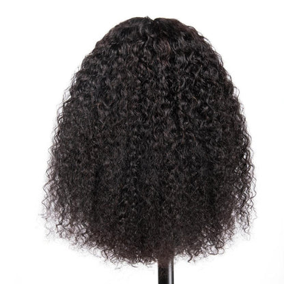 Cranberry 13x4 T Part Lace Front Wigs Malaysian Jerry Curly Human Hair Wigs 180% Density Pre-plucked - Cranberry Hair